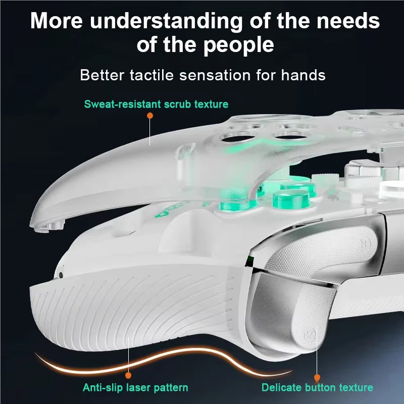 Kunpeng 20 Wireless Controller with RGB Charging Dock TMR & Hall Effect for PC