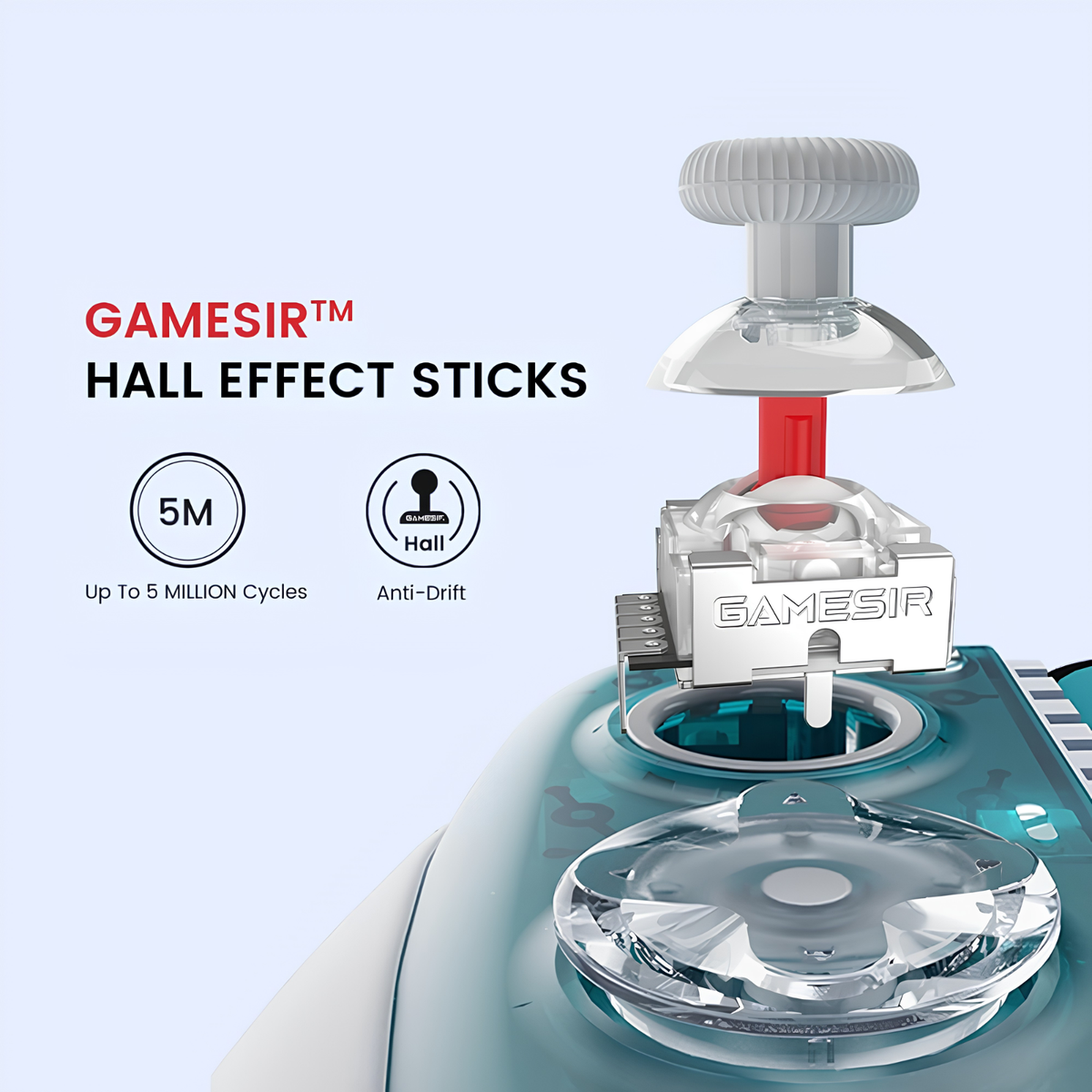 GameSir X3 Pro Cooling Mobile Controller: Zero-Lag Type-C Gamepad with Hall Effect Sticks