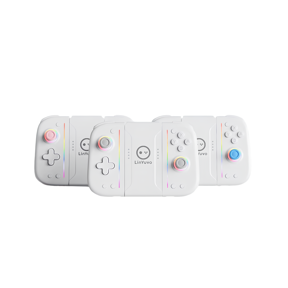 Linyuvo KS52 Wireless Joy-Con Pad for Nintendo Switch: Anti-Drift Hall Effect & Macro Buttons
