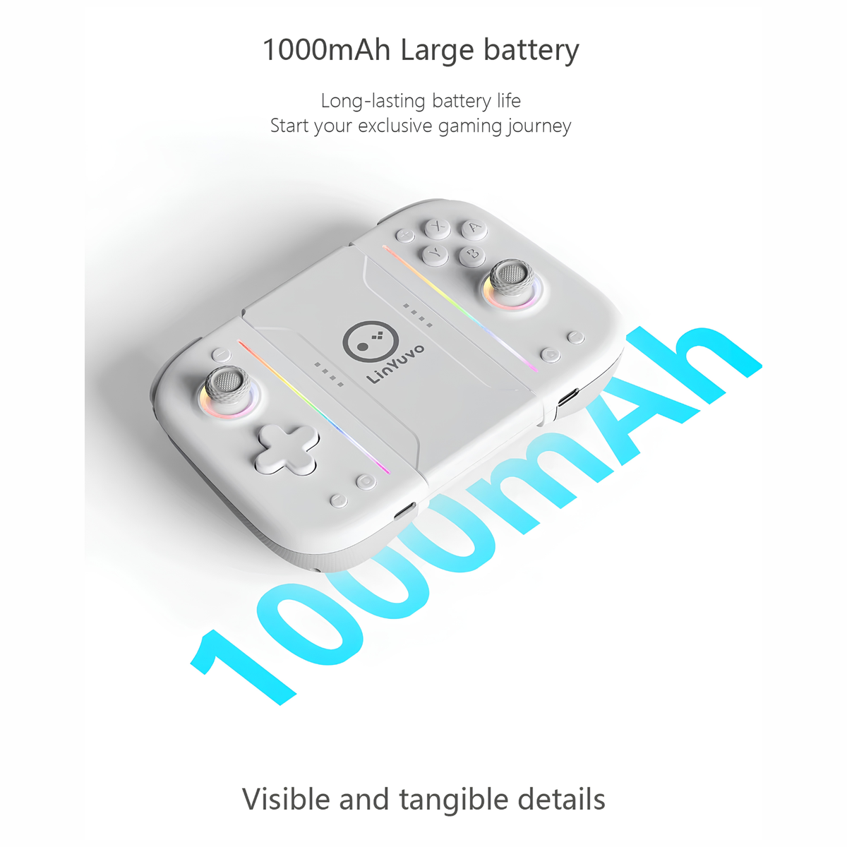 Linyuvo KS52 Wireless Joy-Con Pad for Nintendo Switch: Anti-Drift Hall Effect & Macro Buttons