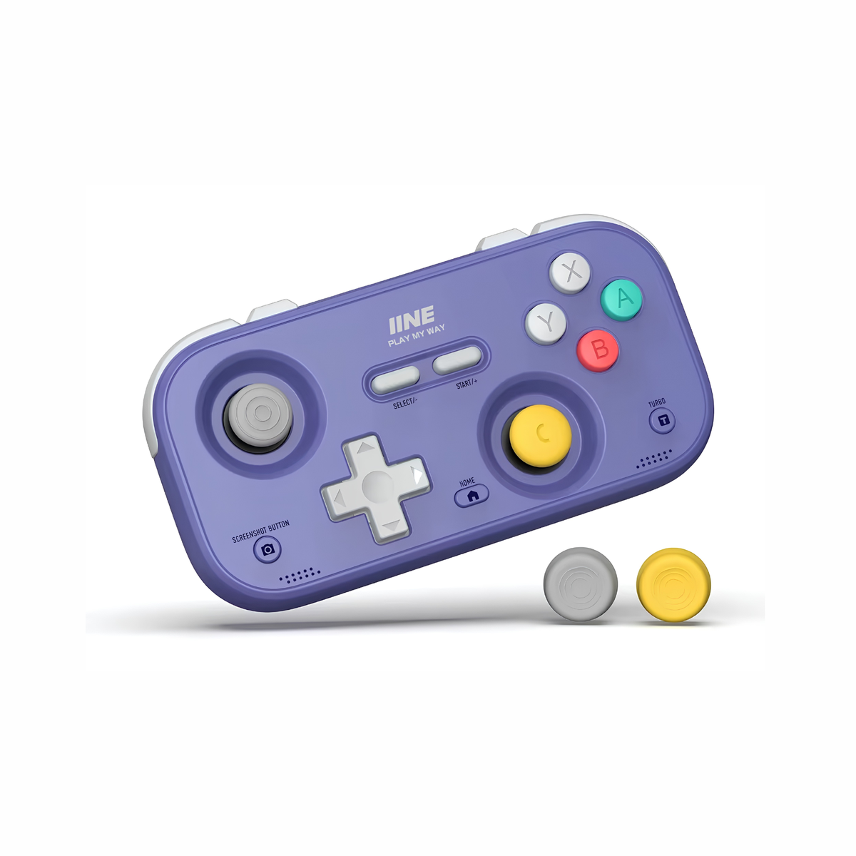 IINE Retro Pocket Wireless Controller for Nintendo Switch: Hall Effect Joysticks & Classic GameCube Style