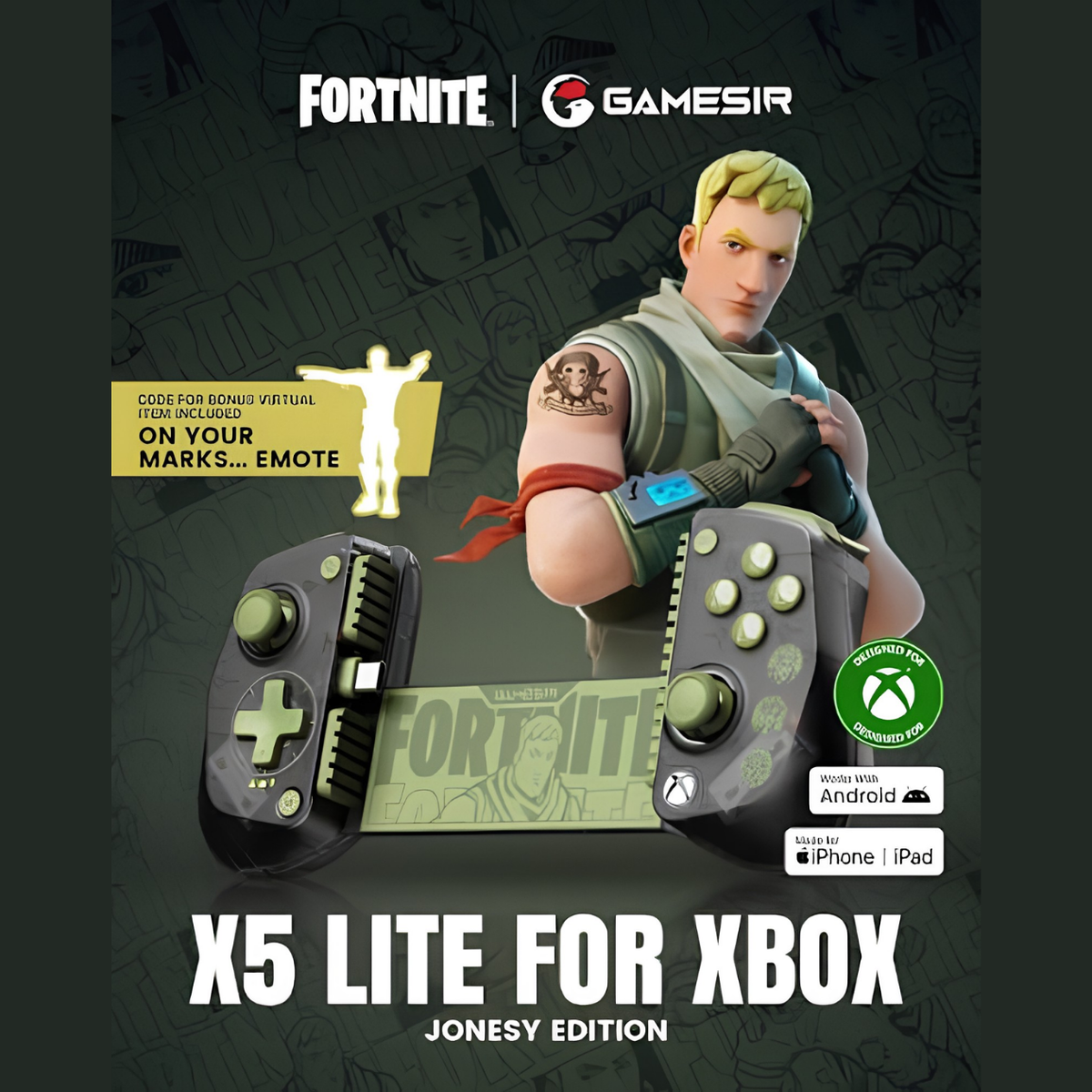 GameSir X5 Lite for Xbox Fortnite Edition Mobile Controller