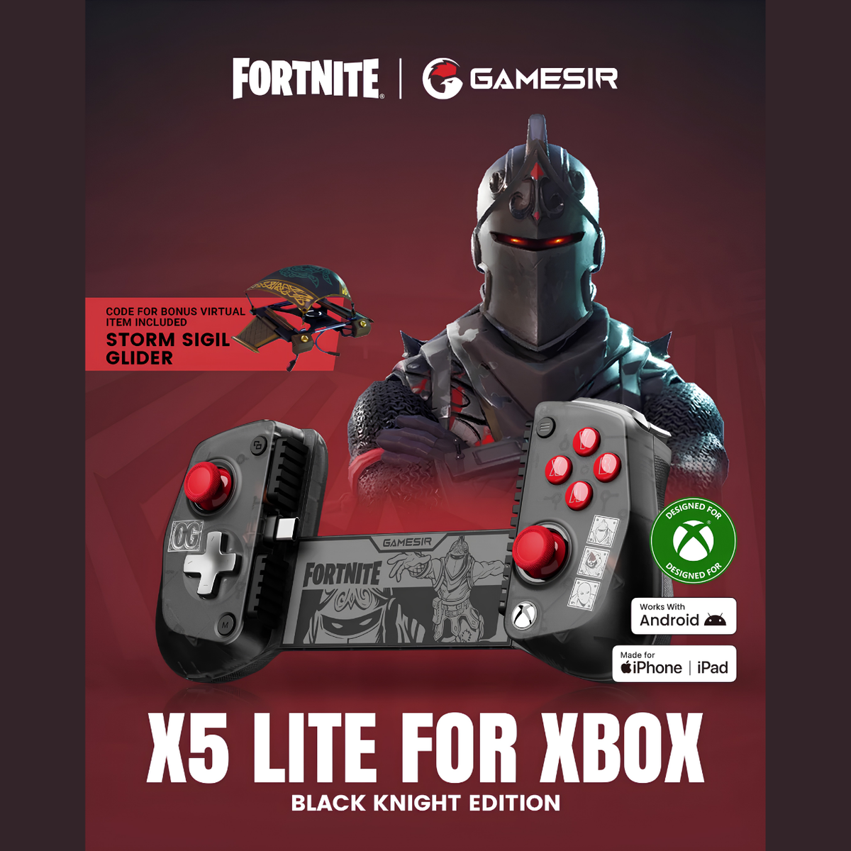 GameSir X5 Lite for Xbox Fortnite Edition Mobile Controller