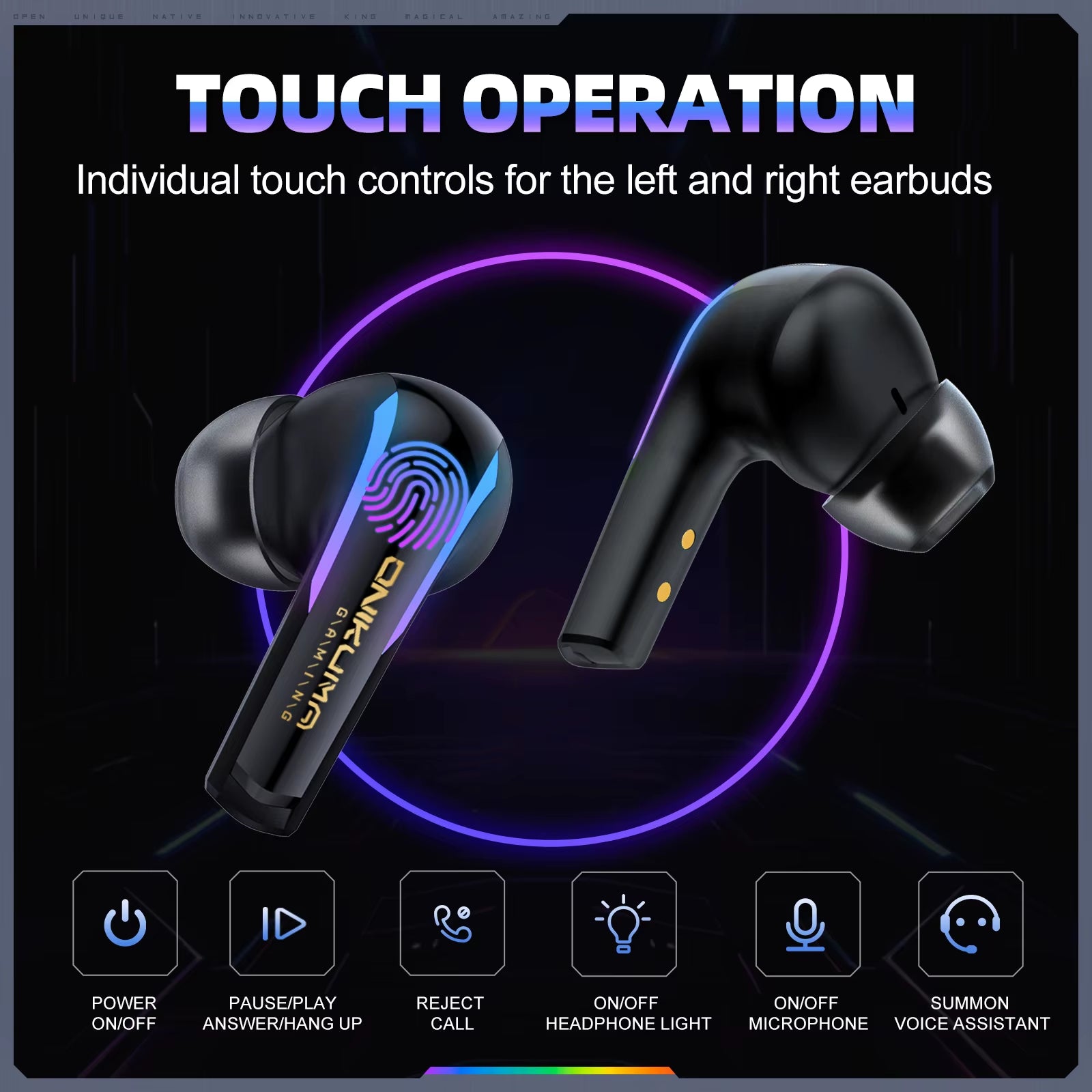 T27 Pro Wireless Gaming Headphones Dual-Mode RGB Low Latency HD Mic PS5 PC Xbox