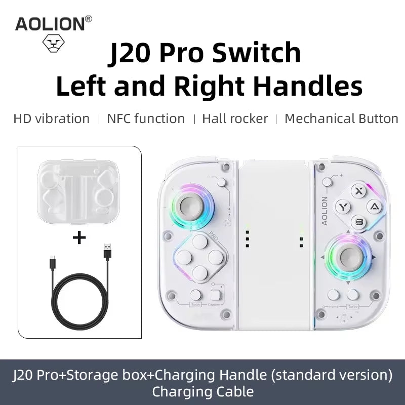 Aolion J20 Knight Wireless Joypad Switch/Switch 2 Hall Effect Joysticks & RGB
