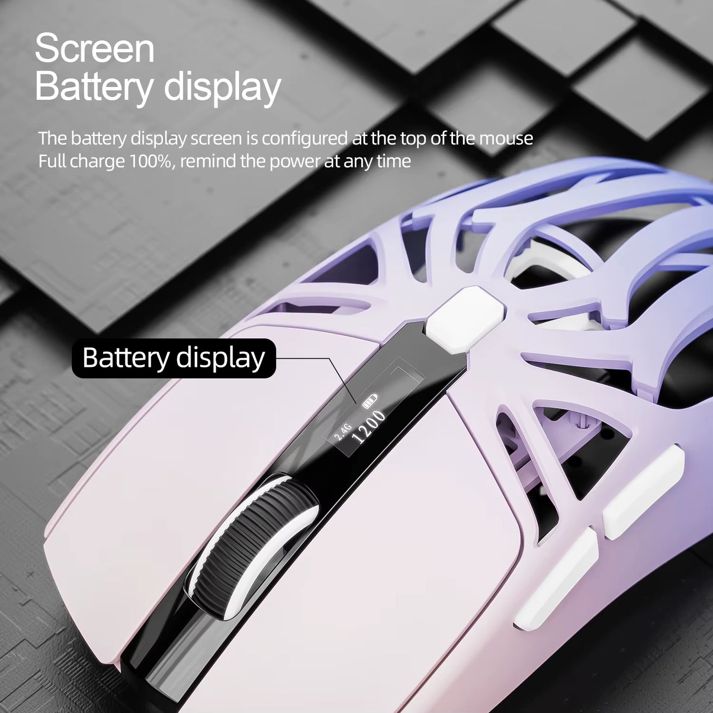 SmaWolf RS8 Knight | Triple-Mode Ultra-Lightweight E-Sports Mouse