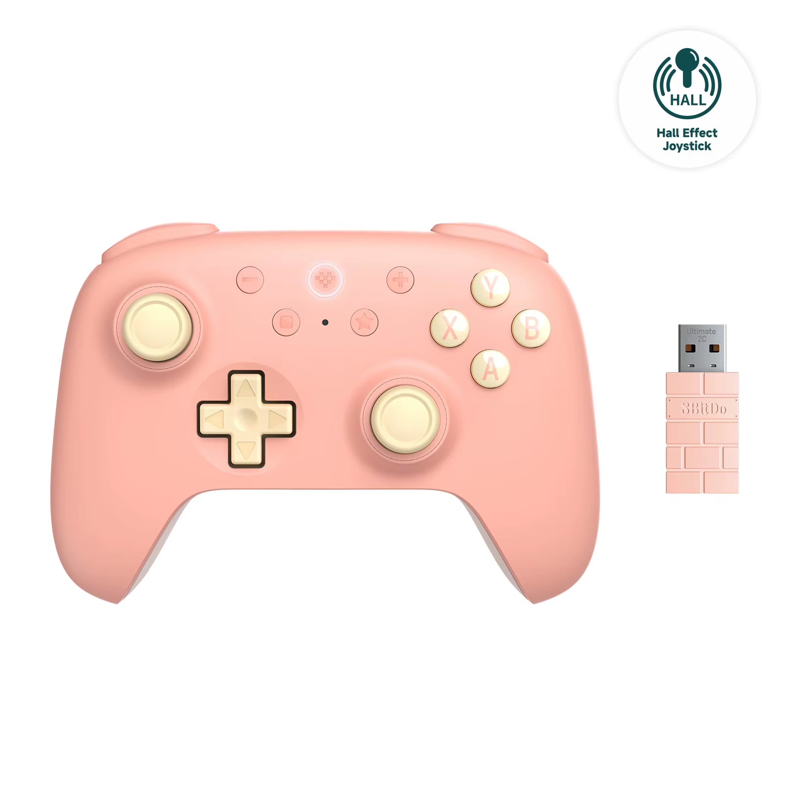 8BitDo Ultimate 2C Wireless Controller | Hall Effect Sensors | PC & Steam Deck