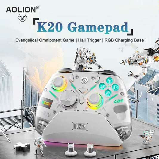Kunpeng 20 Wireless Controller with RGB Charging Dock TMR & Hall Effect for PC