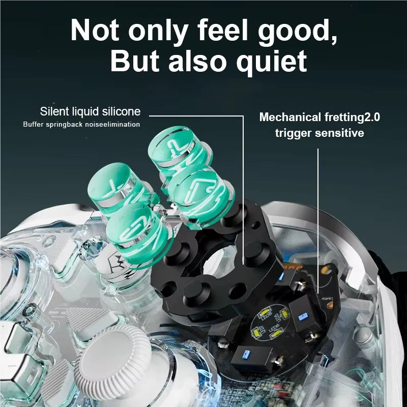 Kunpeng 20 Wireless Controller with RGB Charging Dock TMR & Hall Effect for PC