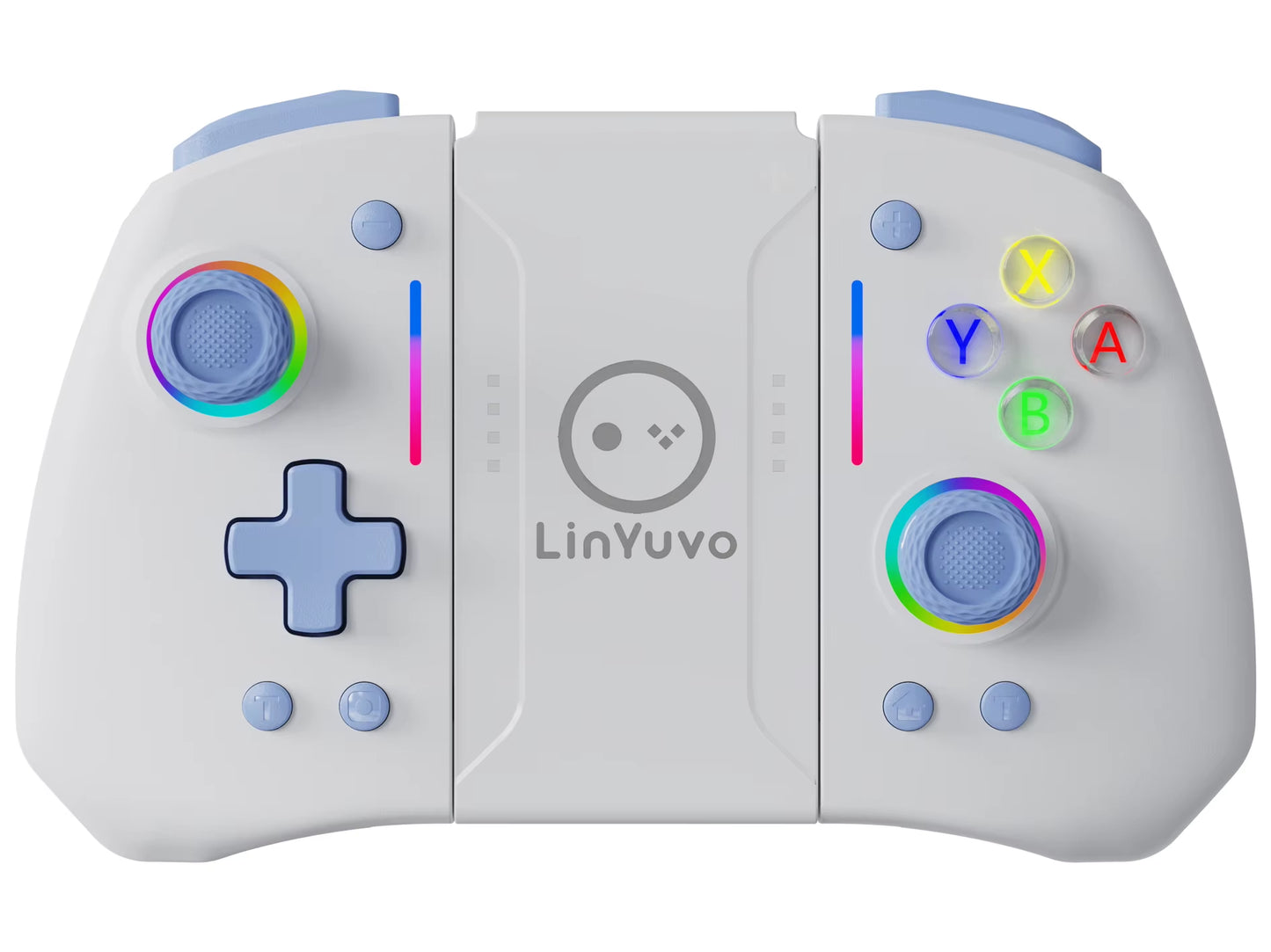 Linyuvo KS42 Pink Meteor Light Wireless Joy-Pad | RGB & Programmable | Switch