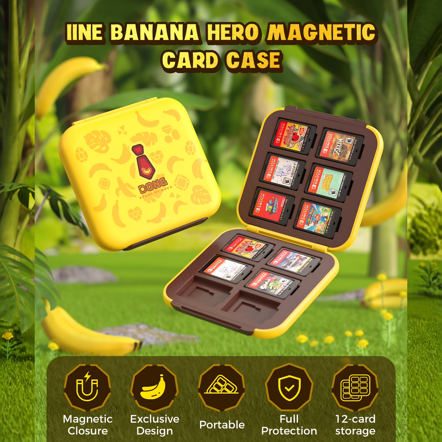 IINE Banana Hero Protection Series – Custom Accessories for Switch 2