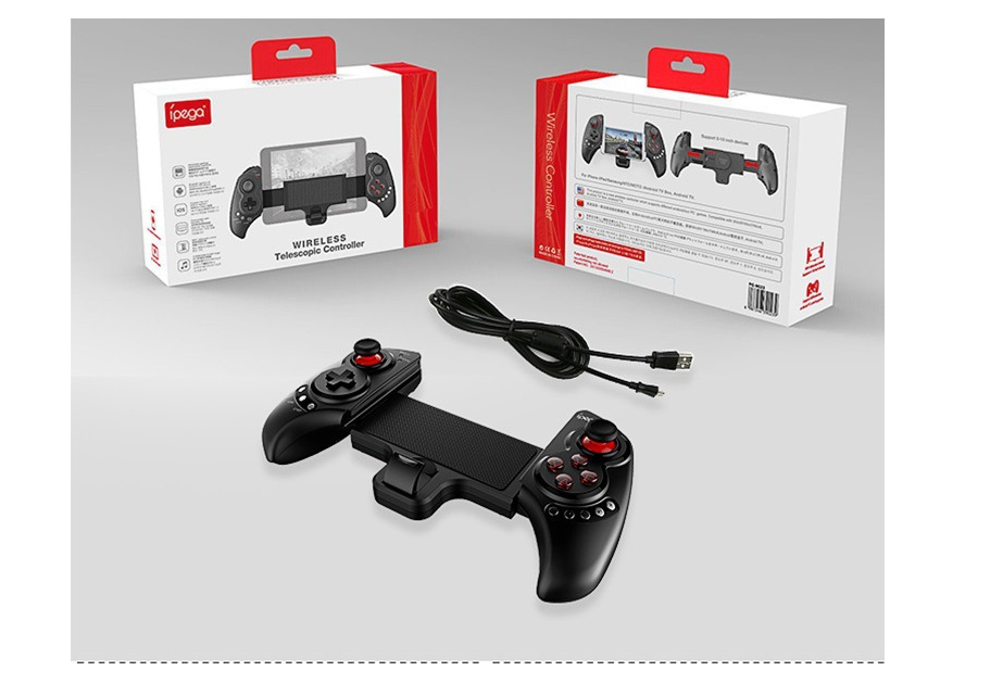 Wireless Telescopic Mobile Gaming Controller Stretchable Phone FPS Gamepad