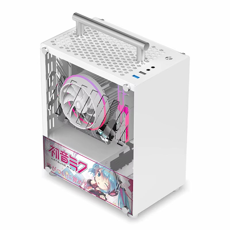 Urban T40 Mini | 7L SFF Portable Gaming PC Chassis Fits SFX PSU & 206mm GPU