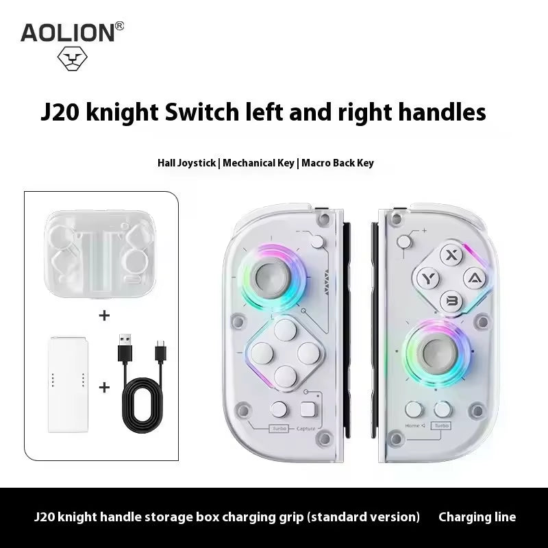 Aolion J20 Knight Wireless Joypad Switch/Switch 2 Hall Effect Joysticks & RGB