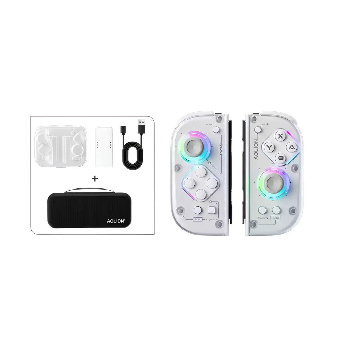 AOLION J20 Wireless Controller for Nintendo Switch - Hall Effect Joypad