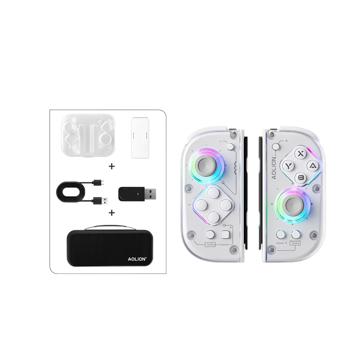 AOLION J20 Wireless Controller for Nintendo Switch - Hall Effect Joypad