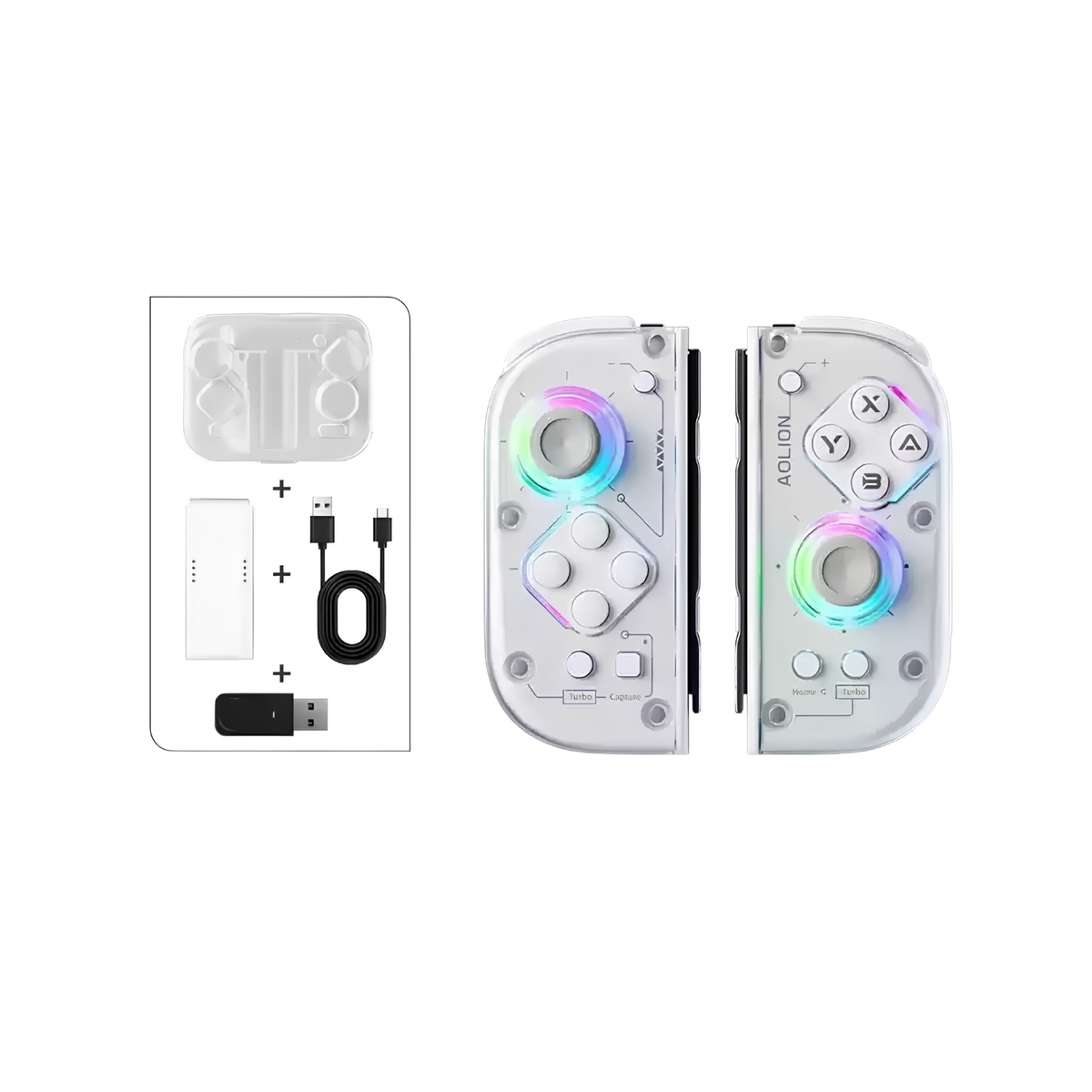 AOLION J20 Wireless Controller for Nintendo Switch - Hall Effect Joypad