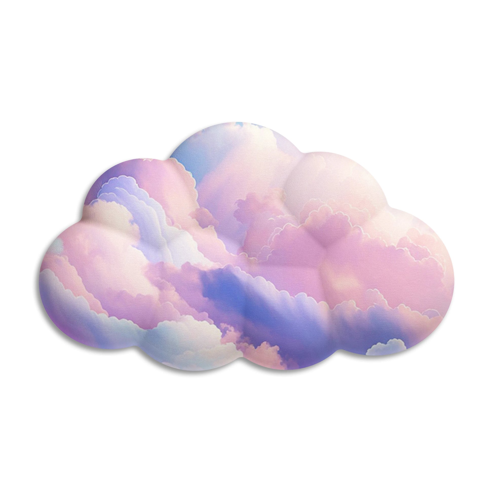 Kawaii Cloud Wrist Rest Mouse Pad Keyboard Set Memory Foam Cute Aesthetic Gamer