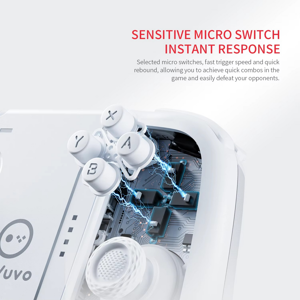 LinYuvo KS51 Wireless Joycon for Nintendo Switch OLED Hall Effect Controller