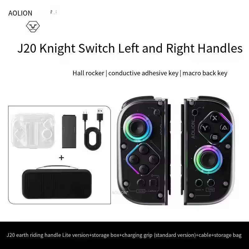 Aolion J20 Knight Wireless Joypad Switch/Switch 2 Hall Effect Joysticks & RGB
