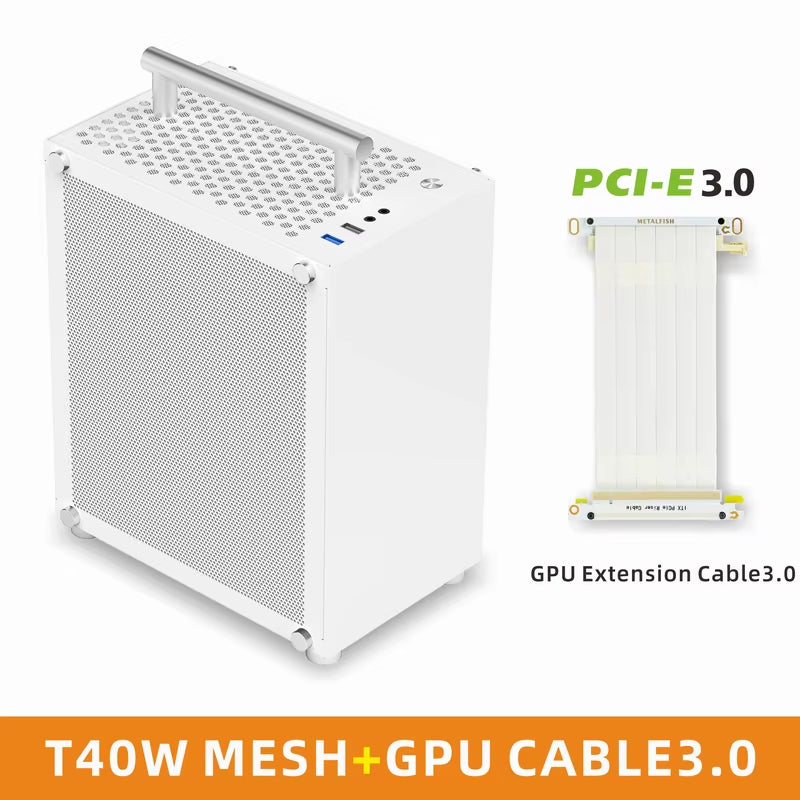 Urban T40 Mini | 7L SFF Portable Gaming PC Chassis Fits SFX PSU & 206mm GPU