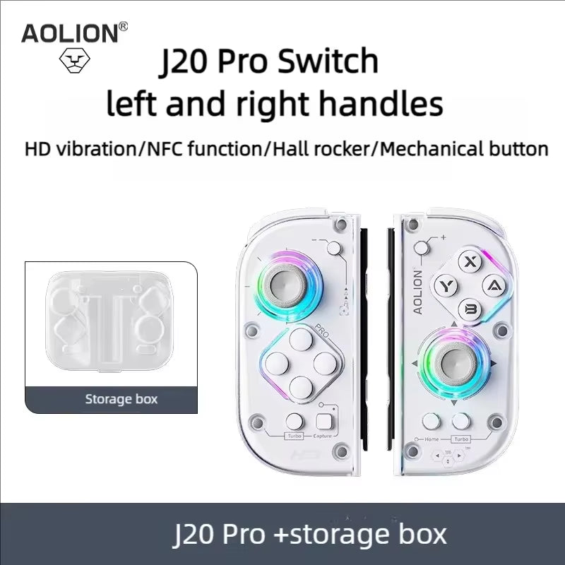 Aolion J20 Knight Wireless Joypad Switch/Switch 2 Hall Effect Joysticks & RGB