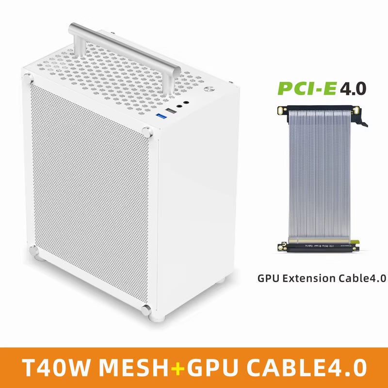 Urban T40 Mini | 7L SFF Portable Gaming PC Chassis Fits SFX PSU & 206mm GPU