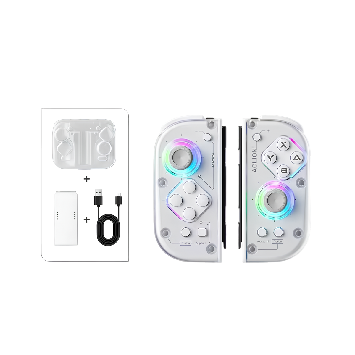 AOLION J20 Wireless Controller for Nintendo Switch - Hall Effect Joypad